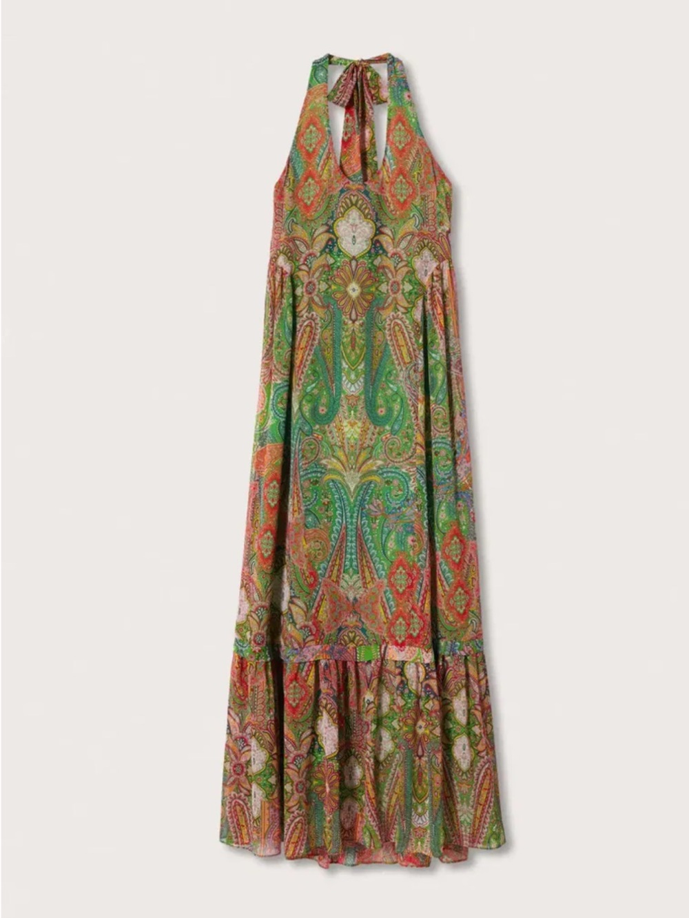 MANGO limited edition boho paisley maxi dress